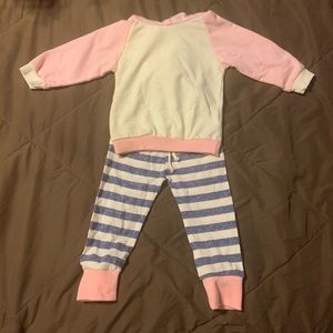 Toddler hooded sweats set